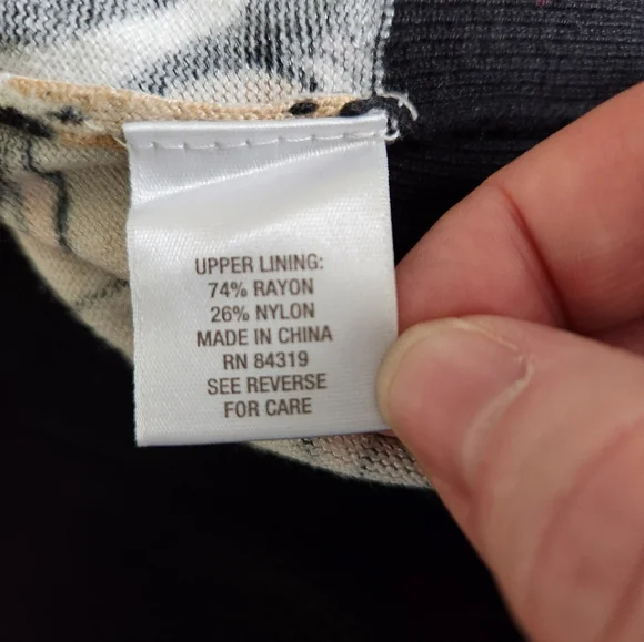 Roz & Ali Black, Cream and Orange Swirl Print Cardigan - Picture 5 of 6